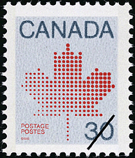 La feuille d'érable 1982 - Timbre du Canada
