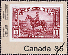 Gendarmerie, 1935 1982 - Timbre du Canada