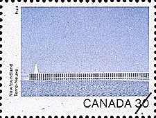 Terre-Neuve, Brise-lames 1982 - Timbre du Canada