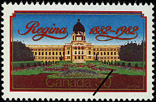 Regina, 1882-1982 1982 - Timbre du Canada
