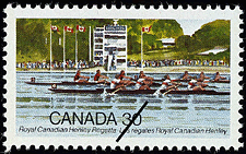 Les régates Royal Canadian Henley 1982 - Timbre du Canada