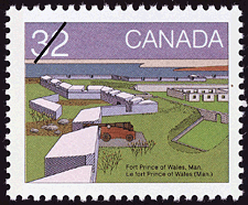 Le fort Prince of Wales (Man.) 1983 - Timbre du Canada
