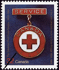La Société canadienne de la Croix-Rouge, 1909-1984 1984 - Timbre du Canada