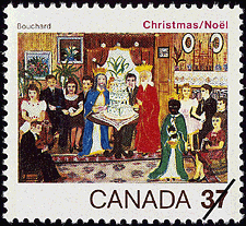 Les Rois mages, Bouchard  1984 - Timbre du Canada