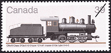 CNoR classe 010a type 0-6-0 1985 - Timbre du Canada