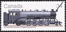 CP classe P2a type 2-8-2 1985 - Timbre du Canada