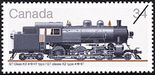 GT classe K2 type 4-6-4T 1985 - Timbre du Canada