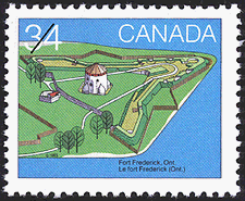 Le fort Frederick (Ont.) 1985 - Timbre du Canada
