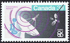Communications, Vancouver 1986 - Timbre du Canada