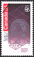 Centre Expo, Vancouver 1986 - Timbre du Canada