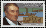 John Molson, 1763-1836 1986 - Timbre du Canada