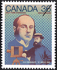 Similigravure, G.E. Desbarats, W. Leggo, 1869 1987 - Timbre du Canada