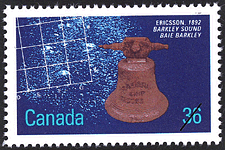 Ericsson, 1892, Baie Barkley 1987 - Timbre du Canada
