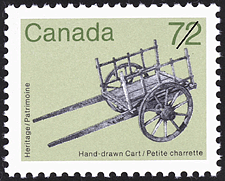 Petite charrette 1987 - Timbre du Canada