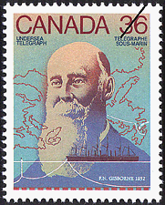 Télégraphe sous-marin, F.N. Gisborne, 1852 1987 - Timbre du Canada