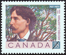 Archibald Lampman, 1861-1899 1989 - Timbre du Canada