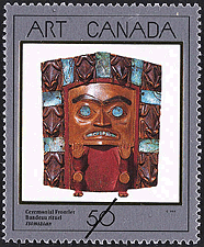 Bandeau rituel, Tsimshian 1989 - Timbre du Canada
