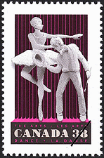 La danse 1989 - Timbre du Canada