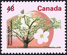 Pommier McIntosh 1991 - Timbre du Canada