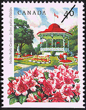 Jardins publics d'Halifax 1991 - Timbre du Canada