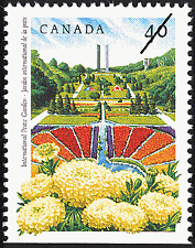 Jardin international de la paix 1991 - Timbre du Canada
