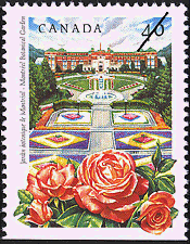 Jardin botanique de Montréal 1991 - Timbre du Canada
