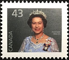 Reine Elizabeth II 1992 - Timbre du Canada