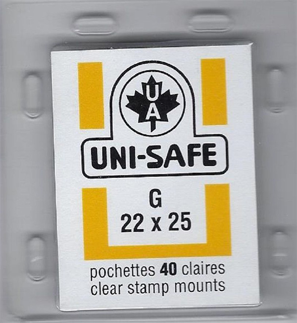 Uni-Safe clear stamp mounts 22x25