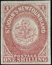Timbre de 1862 - Rose, chardon et trÃ¨fle - Timbre du Canada