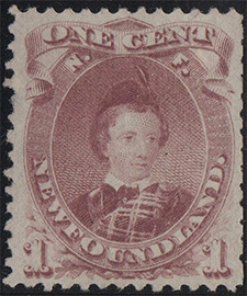 Timbre de 1877 - Prince de Galles - Timbre du Canada