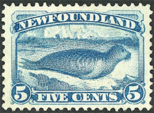 Phoque du Groenland 1880 - Timbre du Canada