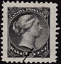 Timbre de 1882 - Reine Victoria - Timbre du Canada