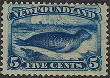 Phoque du Groenland 1887 - Timbre du Canada