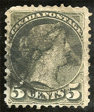 Timbre de 1891 - Reine Victoria - Timbre du Canada