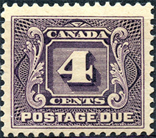 Timbre de 1906 - Timbre-taxe - Timbre du Canada