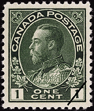 Roi Georges V 1911 - Timbre du Canada