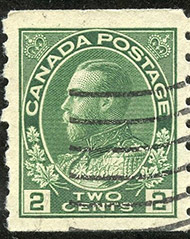 Roi Georges V 1922 - Timbre du Canada