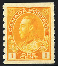 Timbre de 1923 - Roi Georges V - Timbre du Canada