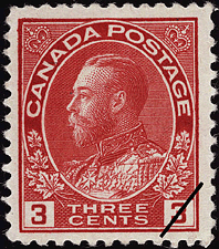 Roi Georges V 1923 - Timbre du Canada