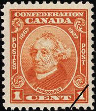 Timbre de 1927 - Macdonald - Timbre du Canada