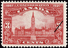 Timbre de 1927 - Parlement  - Timbre du Canada
