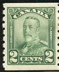 Timbre de 1929 - Roi Georges V - Timbre du Canada