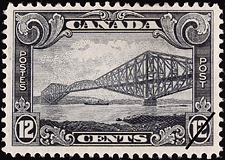Pont de Québec  1929 - Timbre du Canada