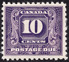 Timbre-taxe 1930 - Timbre du Canada