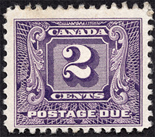 Timbre de 1930 - Timbre-taxe - Timbre du Canada