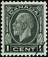 Timbre de 1932 - Roi Georges V - Timbre du Canada