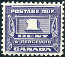 Timbre de 1933 - Timbre-taxe - Timbre du Canada