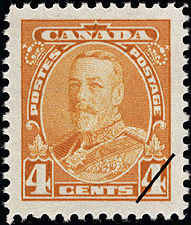 Timbre de 1935 - Roi Georges V - Timbre du Canada