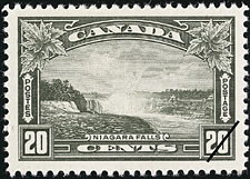 Timbre de 1935 - Chutes du Niagara - Timbre du Canada