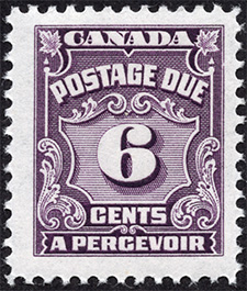 Timbre-taxe 1935 - Timbre du Canada